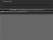 Tablet Screenshot of icedream.net